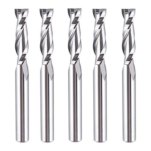 SpeTool 5Pcs UpCut Router Bit Set for Woodwork