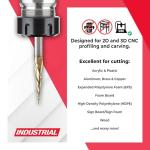 Amana Tool 2D 3D Angle Ball Tip Router Bit