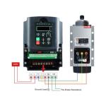 1.5kW Air-Cooled Spindle Motor Kit with VFD