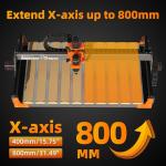 FoxAlien 3S 8040 X-axis Extension Kit for CNC