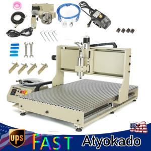USB CNC 6090 4-Axis Router for Wood and Metal