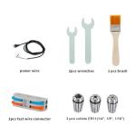 500W Air-Cooled Spindle Motor Kit with Collets