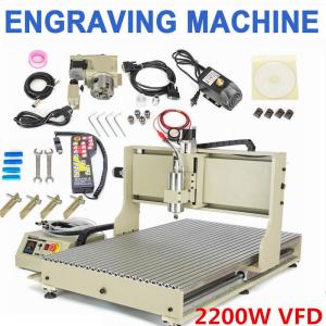 2.2kW USB CNC Router 4 Axis Engraving Machine