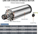 2.2KW Air Cooled CNC Spindle Motor ER20