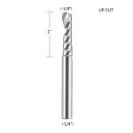 SpeTool 5-Piece O Flute End Mill Set