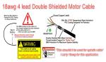 30Ft Double Shielded 18AWG Stepper Motor Cable