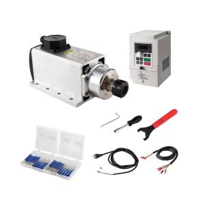 220V 4KW Air Cooled CNC Spindle Motor Kit