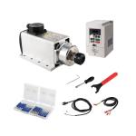 220V 4KW Air Cooled CNC Spindle Motor Kit
