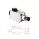 220V 4KW Air Cooled CNC Spindle Motor Kit