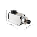 220V 4KW Air Cooled CNC Spindle Motor Kit