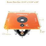 O'SKOOL Router Lift System with Insert Rings