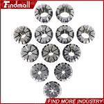 12-Piece ER25 Spring Collet Set for CNC Machines