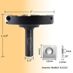 BINSTAK CNC Spoilboard Surfacing Router Bit 1/2