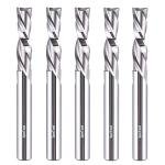 SpeTool 5PCS Downcut Router Bits Set 1/4" Shank