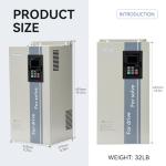 MOLLOM 15KW VFD Inverter for CNC Spindle Control