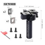 SICWOOD 1/2" Shank Slab Flattening Router Bit