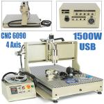USB 3/4 Axis CNC Router Engraver 6040/6090