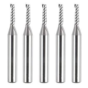SpeTool 5-Piece Single Flute End Mill Set