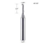 SpeTool 5-Piece Single Flute End Mill Set