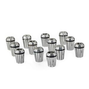 ER25 Collet Set 3/32" to 5/8" – 14 Pieces