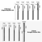 Genmitsu 50-Piece Tungsten Carbide CNC Bit Set