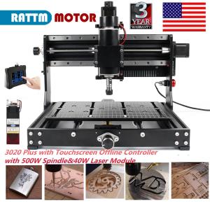 500W CNC Router 3020 Plus with 40W Laser