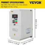 VEVOR 4KW Variable Frequency Drive for CNC Motors