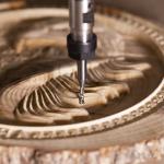 SpeTool 5PCS Down Cut Spiral Router Bit Set