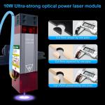 80W Laser Head with Air Assist for Engraving