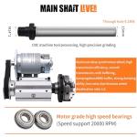 RATTMMOTOR Multi-Function Lathe Chuck Spindle Assembly