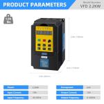 2.2KW VFD Variable Frequency Drive for CNC Spindle