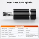 500W CNC Spindle Motor with Power Control Box