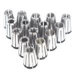 ER11 Super Precision Spring Collet Set - 15 Pcs