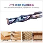 SpeTool Extra Long 1/2" Down Cut Router Bit