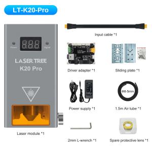 20W Laser Module with Air Assist Nozzle