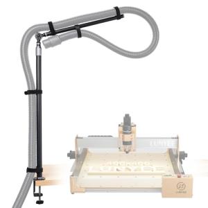 CNC Router Dust Collection Boom Arm and Hose Holder