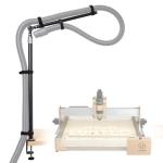 CNC Router Dust Collection Boom Arm and Hose Holder