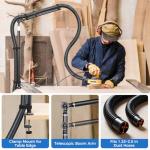 CNC Router Dust Collection Boom Arm and Hose Holder