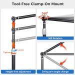 CNC Router Dust Collection Boom Arm and Hose Holder