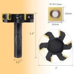 CNC Surfacing Router Bit, 1/2" Shank, 2" Diameter