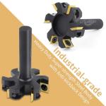 CNC Surfacing Router Bit, 1/2" Shank, 2" Diameter