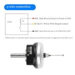 YIDOFENG CNC 3D Touch Probe Edge Finder,XYZ Coordinate Measuring Sensor with 2M Cable and 6 MM Shank Compatible with Mach3 and GRBL,for GRBL CNC Router (NPN-NO)