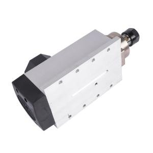 Square CNC Spindle Air Cooled Motor 2.2KW 24000rpm ER20 Collet Ceramic Bearing
