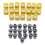 19-Piece ER16 Spring Collet Set for CNC