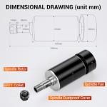 500W CNC Spindle Motor with Control Box and Chuck