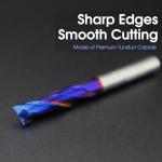 6-Piece Solid Carbide CNC Router Bits Set