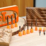 SpeTool 10PCS TAC Coated CNC Router Bits Set