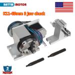 CNC Router Rotary Table 4th Axis 3 Jaw Chuck