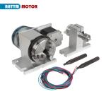 CNC Router Rotary Table 4th Axis 3 Jaw Chuck
