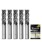 Speed Tiger 1/4" Carbide End Mill Set - 5pcs